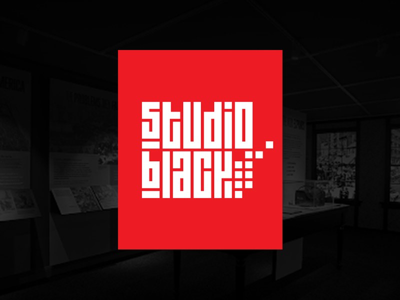 Studio Black website design